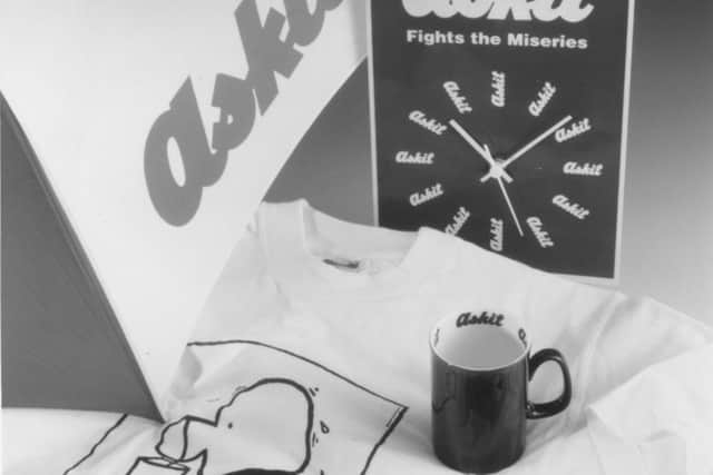 Askit was known for its heavy marketing with mugs, clocks and clothes with the drug's branding used for competitions and giveaways. PIC: Contributed.