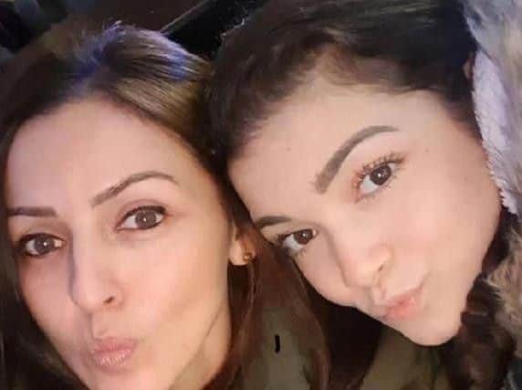 Giselle Marimon-Herrera with her teenage daughter Allison. Picture: Pacemaker