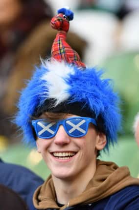 Scottish people include attending rugby matches as a cultural activity.