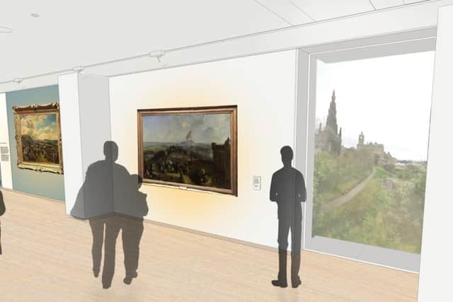 The brand new galleries at the attraction will enjoy views overlooking East Princes Street Gardens.