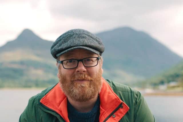 Frankie Boyle provides his own unique slant on Scottish history, language and humour in his BBC travel documentary (BBC)