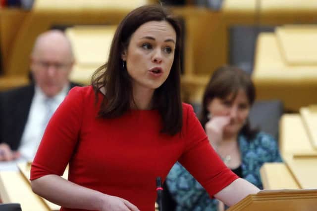 Kate Forbes MSP, Minister for Public Finance and Digital Economy, gave yesterday's budget speech in parliament. Picture: Getty