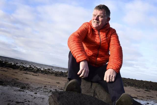 Former Scotland international Alan Lawson, now 71, pictured at Longniddry Bents. Picture: Lisa Ferguson