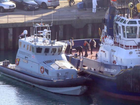 The coastguard at Dover are responding to boat crossings in the channel with other UK authorities. Picture: PA Wire