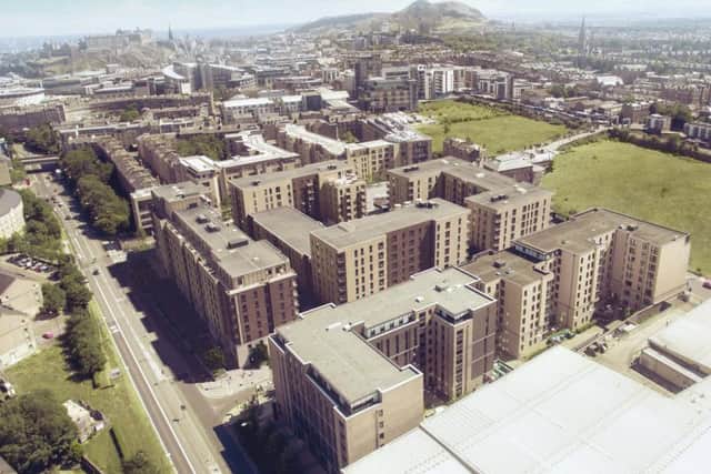 Springside will be a 476-home build-to-rent village in Edinburghs Fountainbridge area. Picture: Contributed