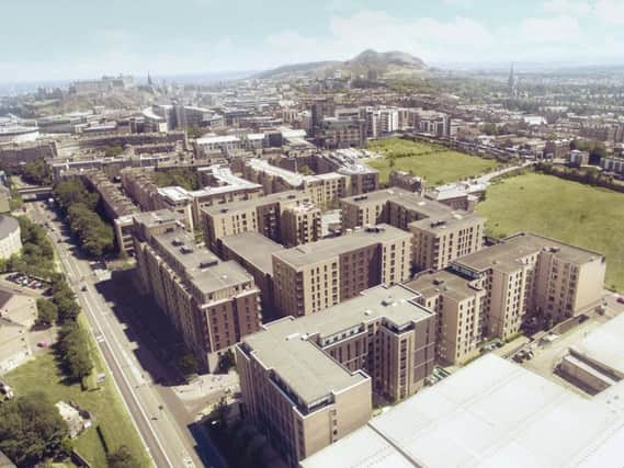 Springside will be a 476-home build-to-rent village in Edinburghs Fountainbridge area. Picture: Contributed