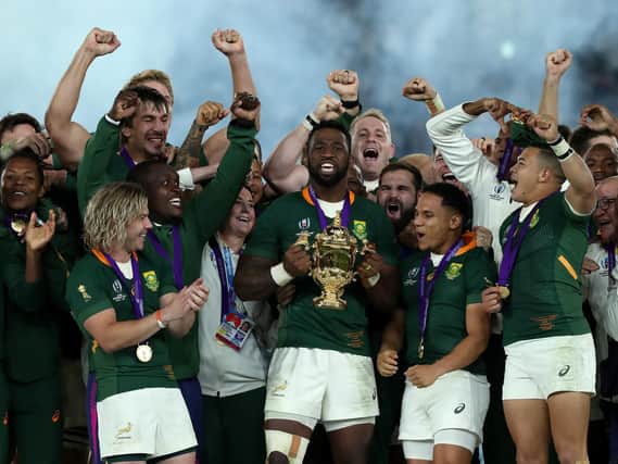 World Cup winners South Africa are in talks to join the Six Nations, according to a report. Picture: Getty Images