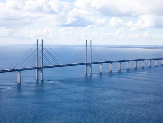 One version of the plan would be modelled on the Oresund Bridge (pictured) in Denmark. Picture: Daniel4021/goodfreephotos.com