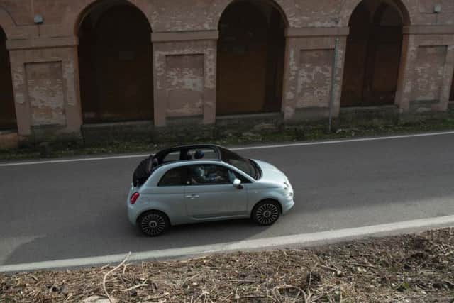The Fiat 500 in its natural habitat
