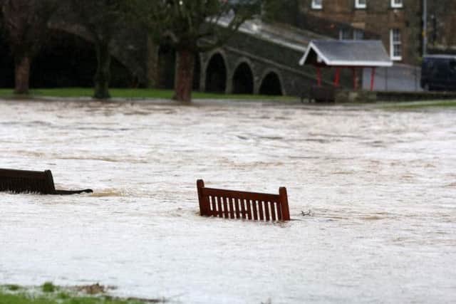 Storm Ciara caused the River Tweed to burst its banks on Sunday (Getty Images)