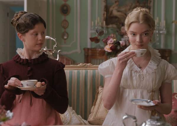 Mia Goth (left) as Harriet Smith and Anya Taylor-Joy as Emma Woodhouse in Autumn de Wilde's Emma PIC: Focus Features