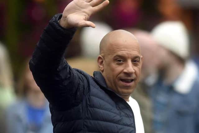 Vin Diesel was spotted regularly on the streets of Edinburgh during the location filming in the city centre.