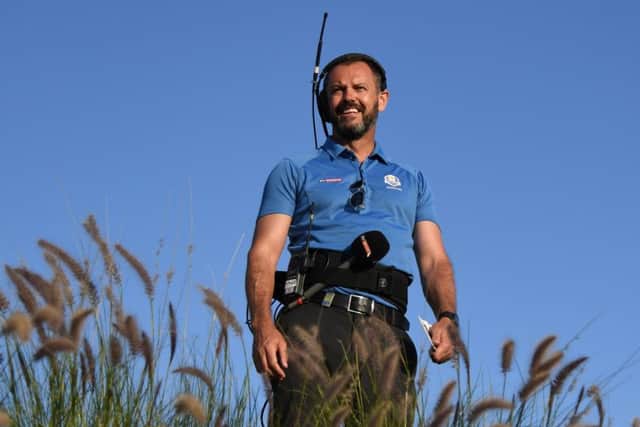 Sky Sports Golf commentator Andrew Coltart