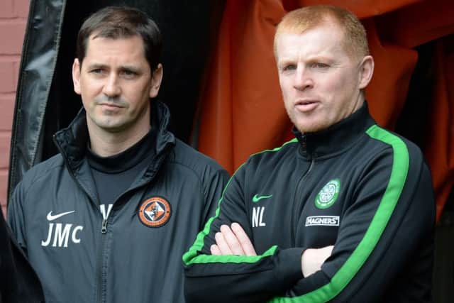 Neil Lennon has been friends with Jackie McNamara since their playing days. Picture: SNS