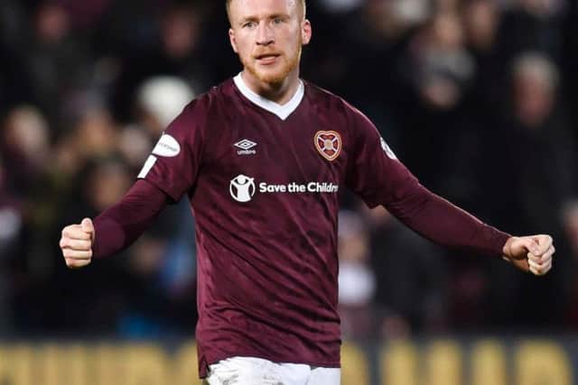 Neil Lennon has been impressed by new Hearts striker Liam Boyce. Picture: SNS