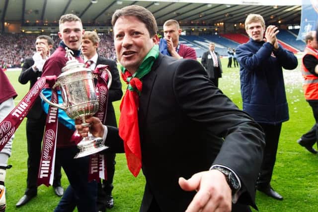 Paulo Sergio guided Hearts to their 2012 Scottish Cup final win over Hibs. Picture: SNS