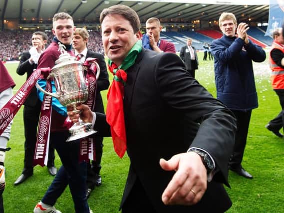 Paulo Sergio guided Hearts to their 2012 Scottish Cup final win over Hibs. Picture: SNS