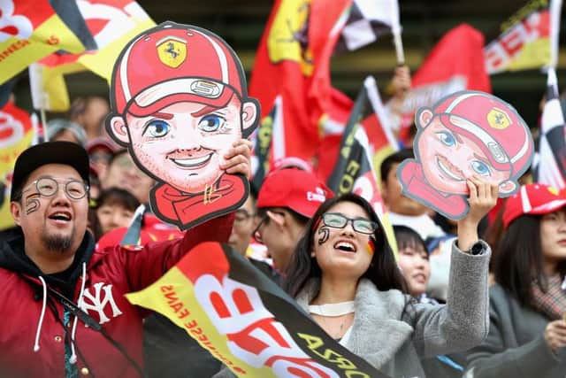 Ferrari fans at the 2018 Chinese Grand Prix of China at Shanghai International Circuit. Picture: Lintao Zhang/Getty Images