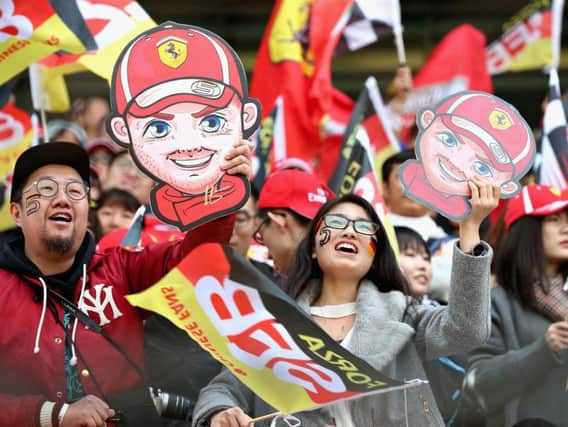 Ferrari fans at the 2018 Chinese Grand Prix of China at Shanghai International Circuit. Picture: Lintao Zhang/Getty Images