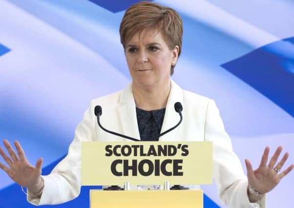 First Minister Nicola Sturgeon. Picture: Jane Barlow/PA Wire