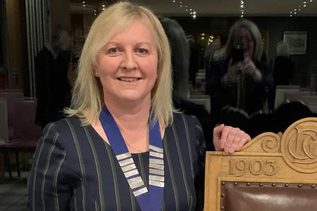 Winning Curtis Cup captain Elaine Farquharson-Black is the first woman to be elected as Deeside Golf Club's captain