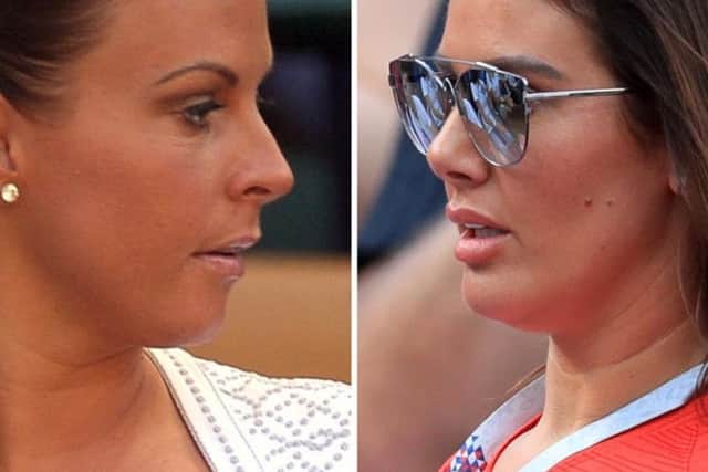 Coleen Rooney and Rebekah Vardy. Picture: PA Wire