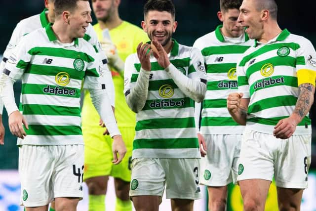 Greg Taylor has been in fine form for Celtic in recent weeks