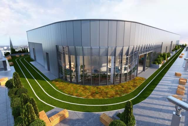 The Bothwell Steet building will include a rooftop running track as well as an 8,000-square-foot terrace. Picture: Contributed