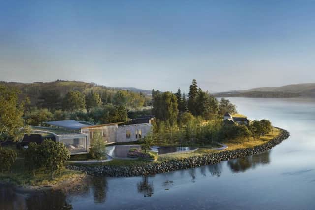 An artist's impression of the leadership centre at Loch Lomond. Picture: Contributed
