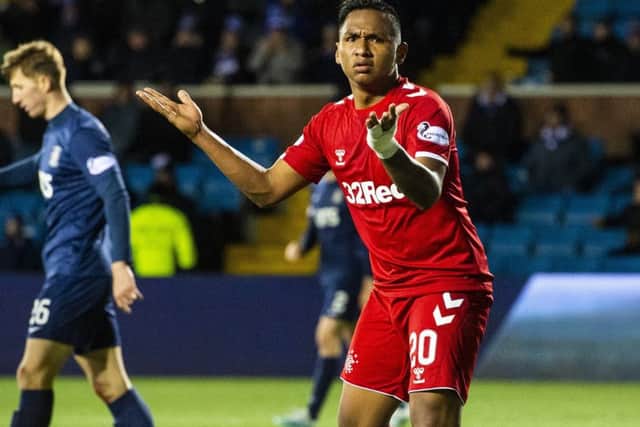 Alfredo Morelos is the player who tests Steven Gerrard the most, says the Rangers manager. Picture: SNS