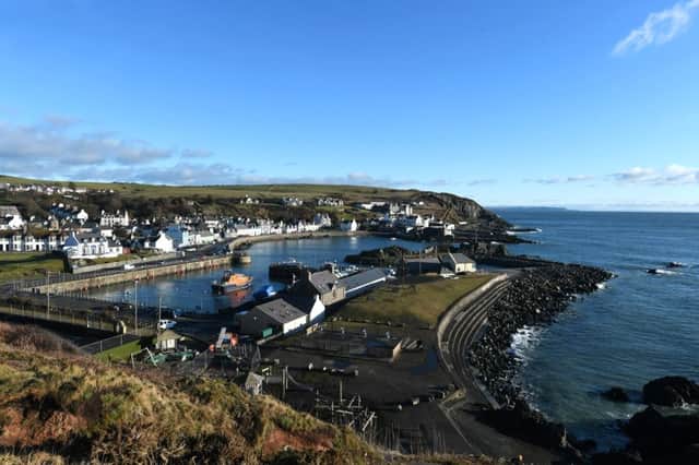 Work is under way to assess the feasibility of a bridge between Portpatrick, above, and Larne. Picture: John Devlin