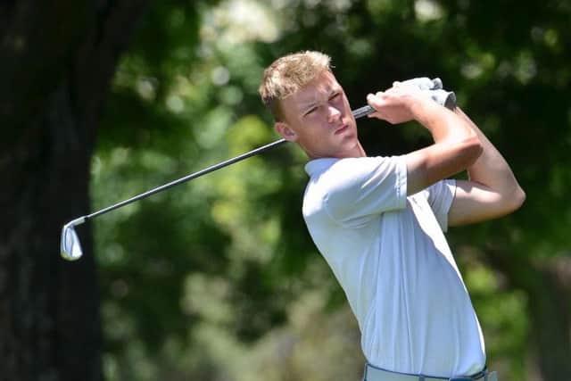 Connor Wilson opened with a seven-under-par 65 to sit joint-second after the first of two stroke-play qualifying rounds in Johnnesburg