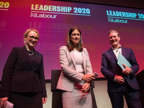 Rebecca Long-Bailey, Lisa Nandy and Keir Starmer are participating in a leadership debate on Channel 4 (Getty Images)