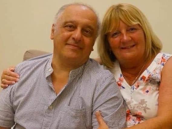 Cheryl Tavakoli, 60, paid tribute to her husband Niptoon who died in hospital aged 65 two months after falling ill with sickness and diarrhoea.