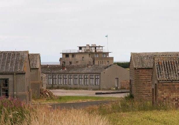Wartime buildings stand in a dilapidated state at Crail airfield. Picture: cc-by-sa/2.0 Copyright Jim Bain/Geograph.org.uk