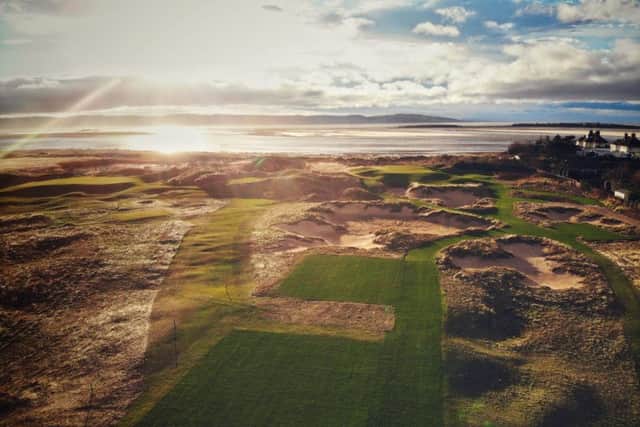 The stunning new par-3 17th hole at Royal Liverpool is taking shape in the build up to the 2022 Open Championship at the Hoylake venue