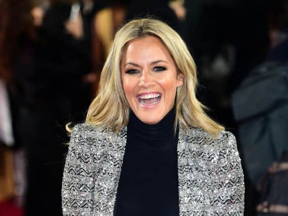 The late former Love Island presenter Caroline Flack seemed outwardly confident (Picture: Ian West)