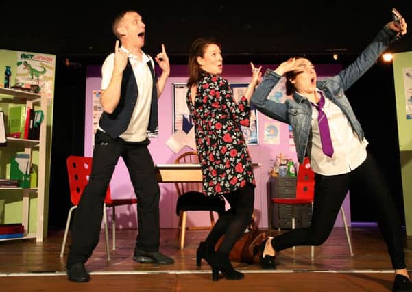 Simon Donaldson, Jo Freer and Michele Gallagher act up a storm