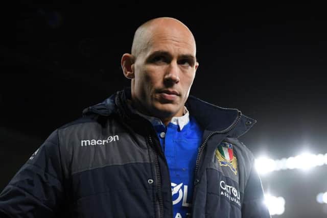 Sergio Parisse won't face Scotland on Saturday. Picture: Getty Images