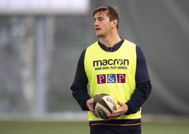 Stan South will replace Grant Gilchrist in the Edinburgh line-up against Connacht. Picture: SNS/SRU.