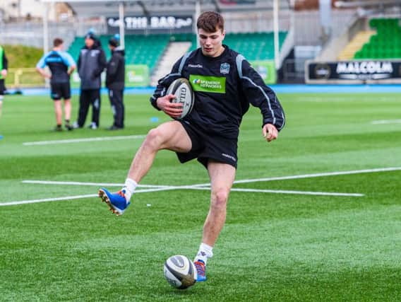 Jamie Dobie will make his first start for Glasgow Warriors. Picture: SNS