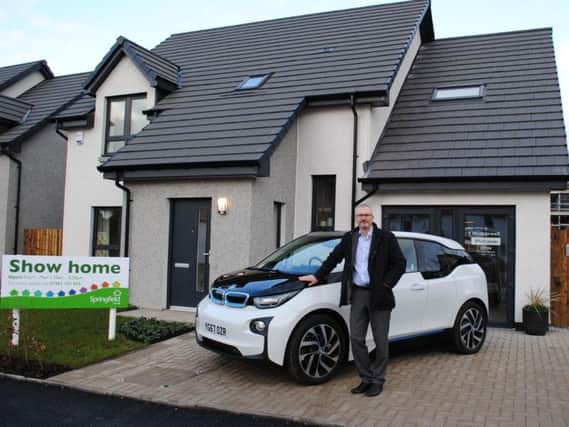 Springfield Properties chief executive Innes Smith outside a Motherwell show home. Picture: Contributed