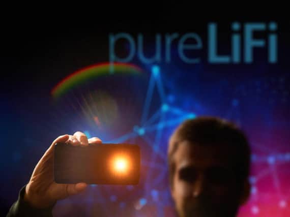 The largest VC deal was for Edinburgh tech firm Purelifi, which raised 13.6m. Picture: Contributed