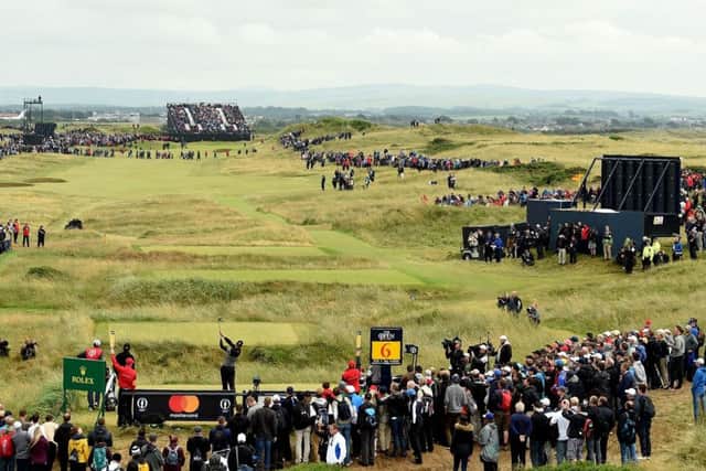 Henrik Stenson on his way to Open glory at Royal Troon in 2016
