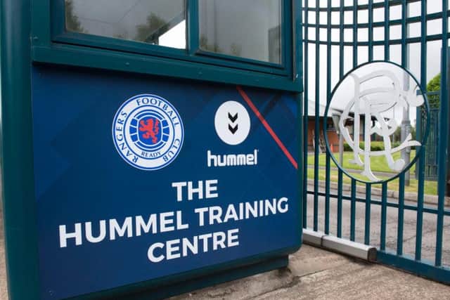 A general view of the entrance of the Hummel Training Centre