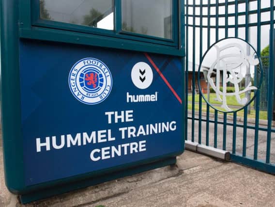 A general view of the entrance of the Hummel Training Centre