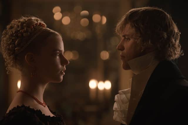 Anya Taylor-Joy and Johnny Flynn star in Emma (2020), the adaptation of Jane Austen's 1815 novel of the same name.