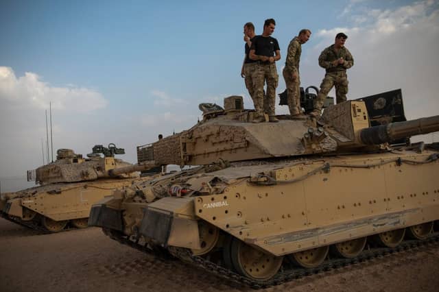 The Challenegr 2 tank in action (Getty Images)