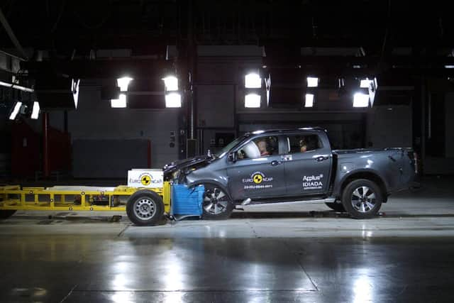 The Isuzu D-Max scored five stars overall (Photo: Euro NCAP)