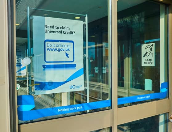 4.5m Universal Credit claims have been made since the Covid pandemic started - more than a third of the all-time figure (Photo: Shutterstock)
